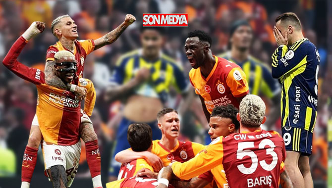Galatasaray'dan Fenerbahçe'ye Rams Park'ta gol şov!