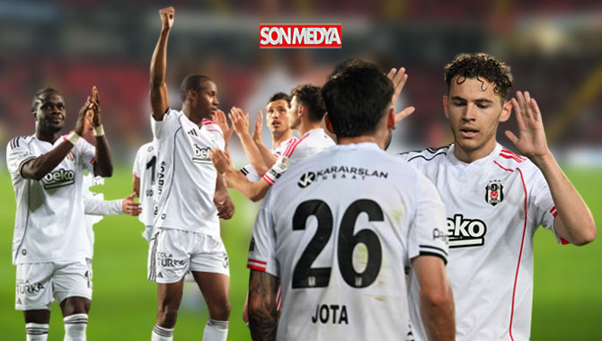 Beşiktaş, Gaziantep deplasmanından 2 golle çıktı