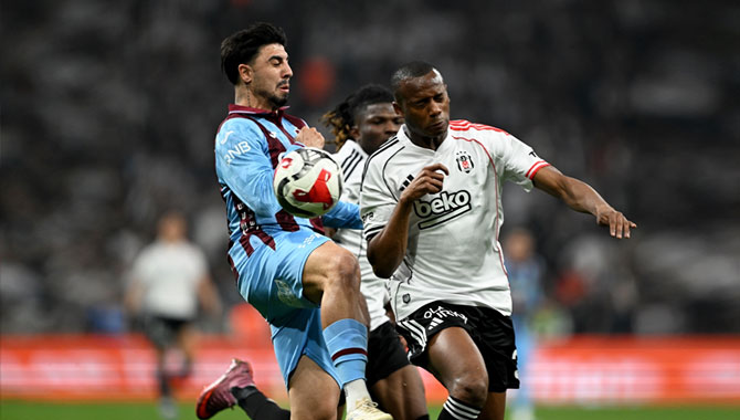 Sezonun son dev maçında Beşiktaş, Trabzonspor'a yenildi