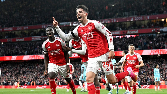 Premier Lig'de City takıldı, Arsenal mutlu sona ulaştı