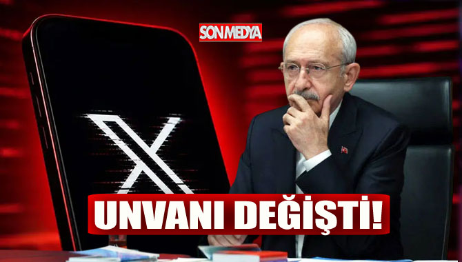 Kılıçdaroğlu'ndan sosyal medyada unvan değişikliği