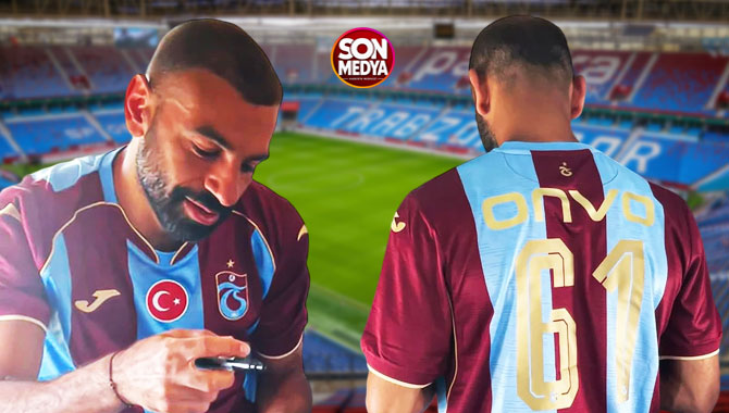 Salah formayı giydi, ilk mesajını verdi: 'Bize her yer Trabzon'