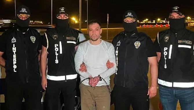 Arjantin'de yakalanan suç örgütü elebaşı Serkan Kurtuluş Türkiye'ye getirildi