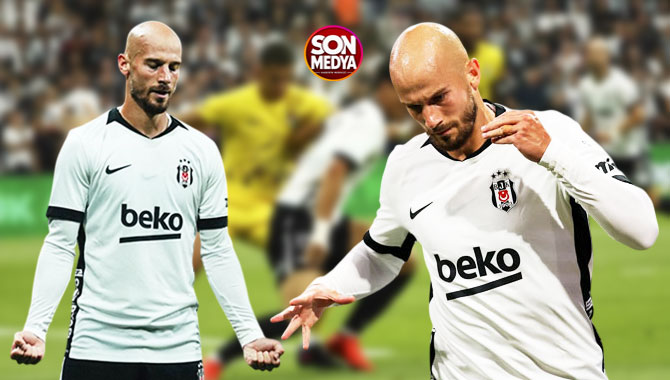Beşiktaş-Eyüpspor maçından notlar: Golünü attı, tribünlere hareket çekti