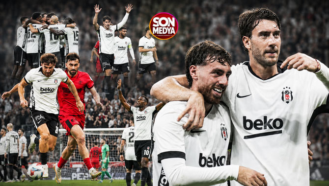 Derbi öncesi Vlahovic'ten hat-trick, Beşiktaş'tan 6 gollü prova