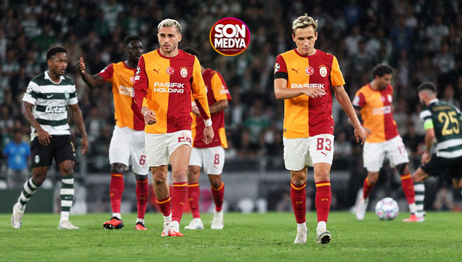 Galatasaray'dan Devler Ligi'ne kötü başlangıç: Sporting Lizbon'a 3-1 yenildi