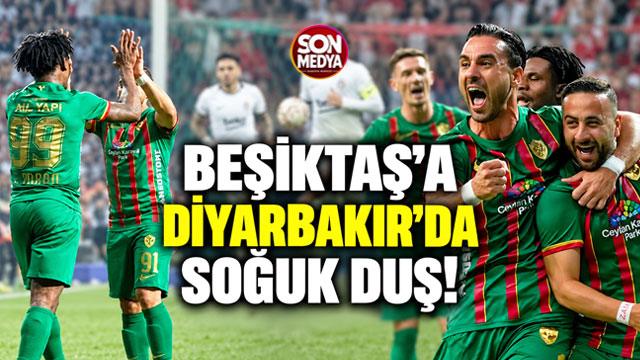 Kartal Diyarbakır'da çakıldı: Amedspor 3-2 Beşiktaş