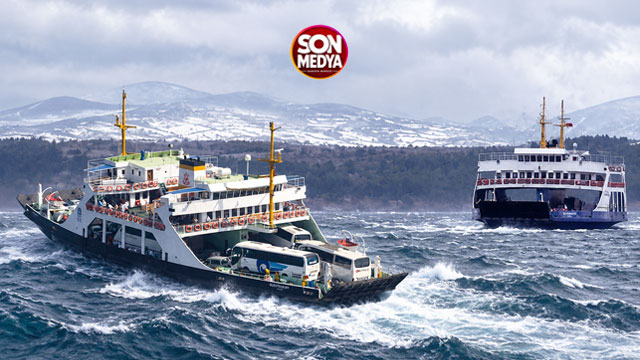 Gökçeada feribot seferlerine hava engeli: İşte iptal edilen seferler