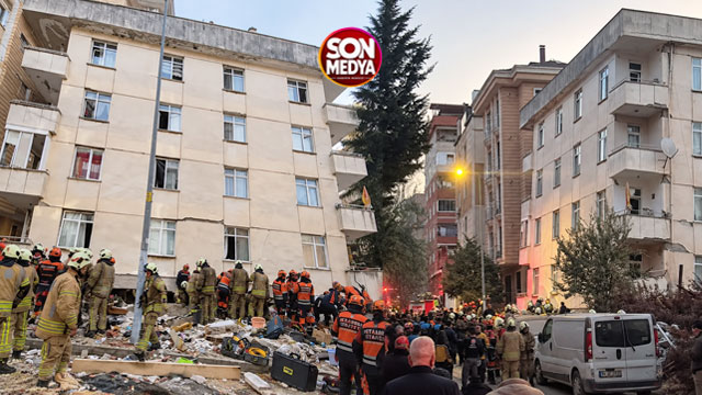 Maltepe'de 7 katlı bina çöktü: 3 kişi hayatını kaybetti, 2 kişi enkaz altında
