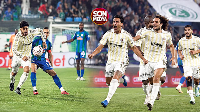 Fenerbahçe'den Rize'de gol şov: 3-0