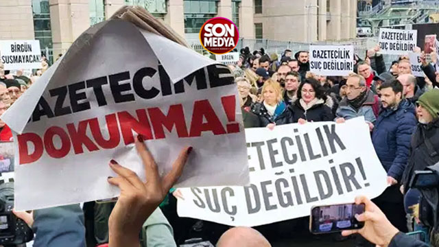 Basın örgütlerinden 10 ilde protesto yürüyüşleri: 'Sansüre hayır, habere özgürlük'