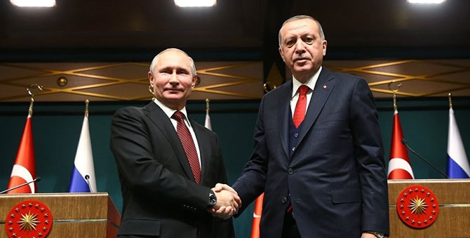 Cumhurbaşkanı Erdoğan, Putin'le doğalgaz ve tahıl sevkıyatını görüştü