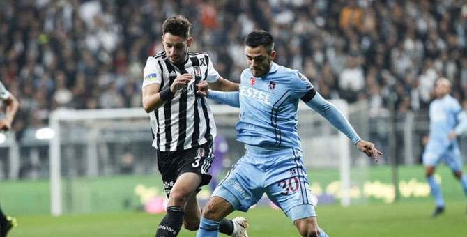 Beşiktaş-Trabzonspor mücadelesi nefes kesti: 2-2