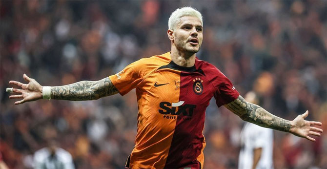 Galatasaray-Beşiktaş derbisine Icardi damgası