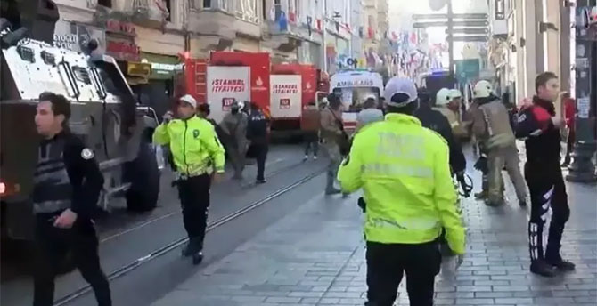 Taksim-İstiklal Caddesi'ndeki patlamada yaralı sayısı 81'e yükseldi