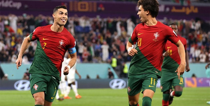 Portekiz-Gana maçına Ronaldo damga vurdu: 3-2