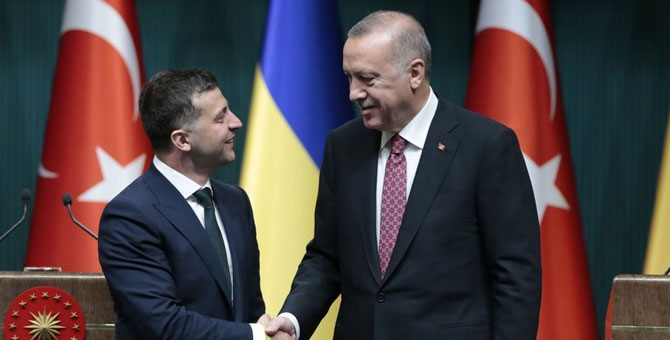 Erdoğan ile Zelenskiy, tahıl koridoru ve barış planını görüştü