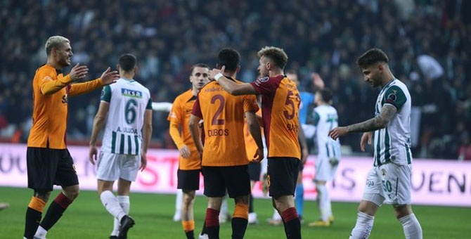 Galatasaray Giresun'dan rüzgâr gibi geçti: 0-4