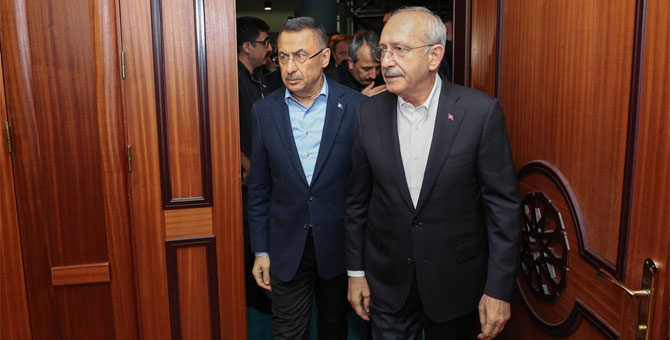 Kılıçdaroğlu'ndan AFAD ziyareti: Başkan ve Fuat Oktay'la görüştü