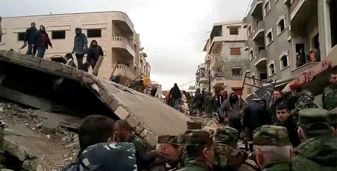 Maraş depreminden etkilenen Suriye'de can kaybı 3 bine yaklaştı