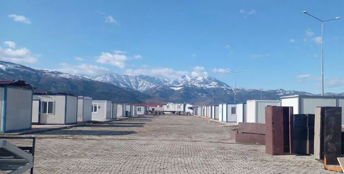 Deprem bölgesinde kurulan konteyner sayısı 140 bini geçti