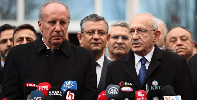 Kılıçdaroğlu ile Muharrem İnce'nin görüşmesi sonuçsuz kaldı