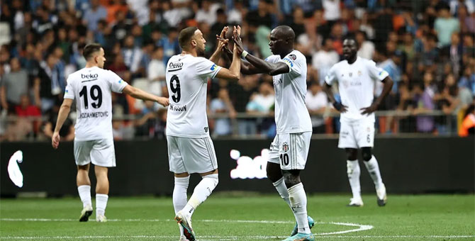 Beşiktaş'tan Adana Demirspor deplasmanında gol şov