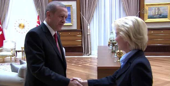 Erdoğan, von der Leyen ile Türkiye-AB ilişkilerini görüştü