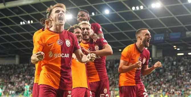 Galatasaray deplasmandan farklı çıktı, tur kapısını araladı