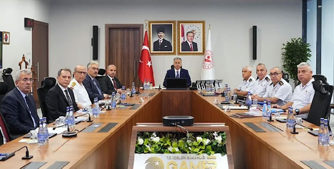 İçişleri Bakanı Ali Yerlikaya başkanlığında kritik toplantı