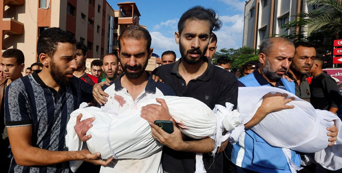 Gazze'de 13 günde 1500'den fazla bebek ve çocuk öldü