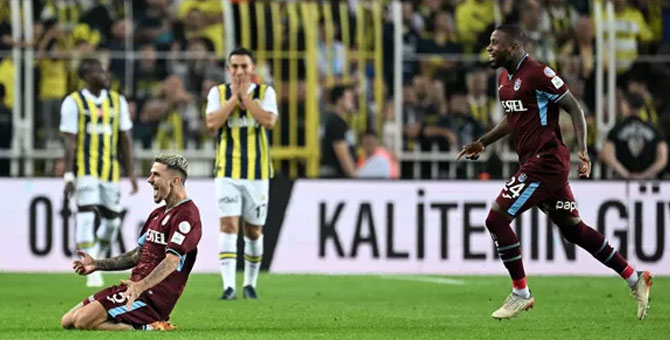 Trabzonspor'dan Fenerbahçe'ye şok: Muhteşem seri bozuldu