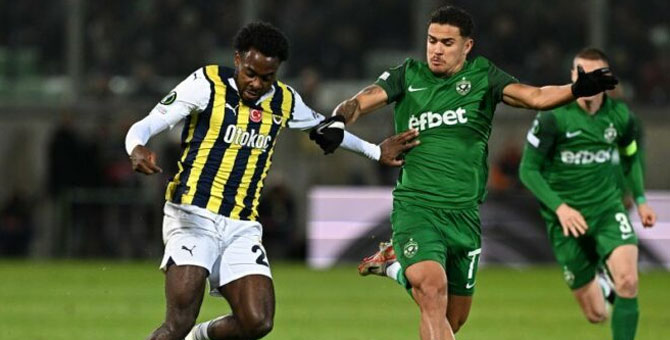 Fenerbahçe'den Avrupa'da ilk hayal kırıklığı