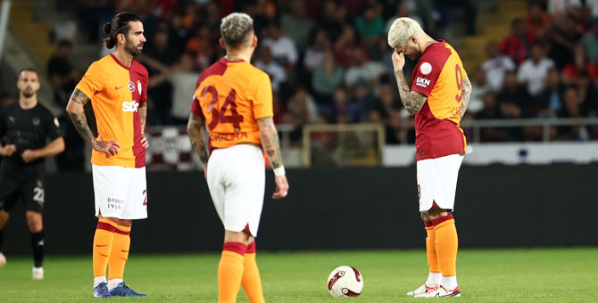 Galatasaray Hatay'da yıkıldı, galibiyet serisi bozuldu
