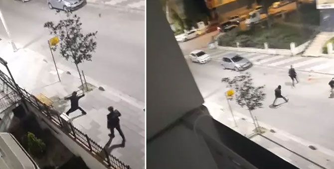 İstanbul Büyükçekmece'de palalı saldırgan dehşeti