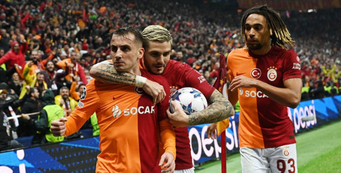 Galatasaray - Manchester maçında gol düellosu: 3-3