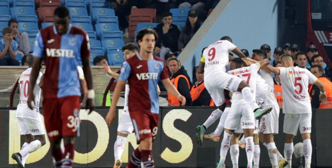 Trabzonspor'a evinde Kayserispor şoku: 0-1
