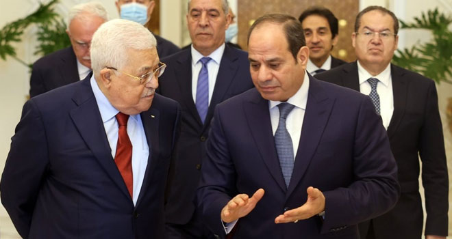 Filistin Devlet Başkanı Mısır'da: Sisi ile İsrail vahşetini görüşecek