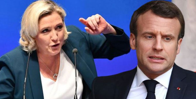 Fransa'da Cumhurbaşkanlığı seçimi: Le Pen ve Macron 2. turda
