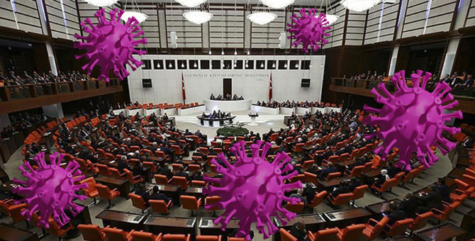 Omicron TBMM'yi de vurdu: Vekiller arasında koronavirüs paniği