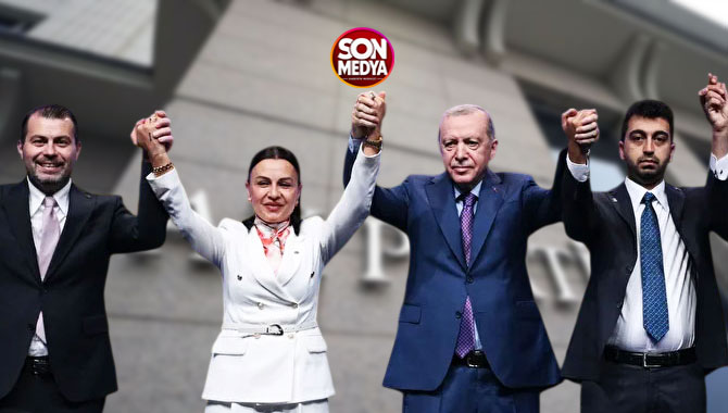 Üç belediye daha AK Parti'ye katıldı! Başkanların rozetlerini Erdoğan taktı