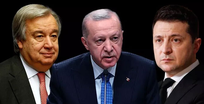Guterres, Erdoğan ve Zelinkiy, Ukrayna'da bir araya gelecek
